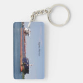 Algoma Mariner rechthoekige sleutelketen Sleutelhanger (achterkant)