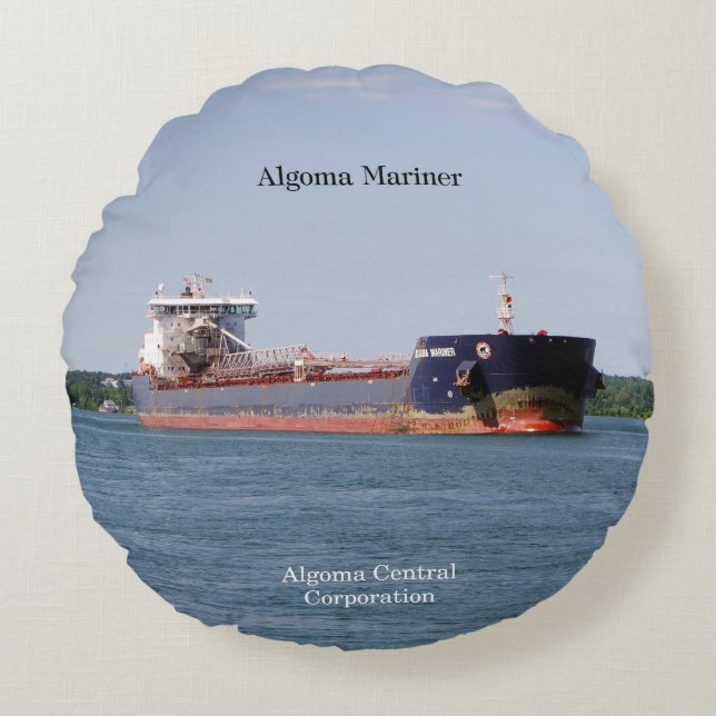 Algoma Mariner ronde kussen (Voorkant)