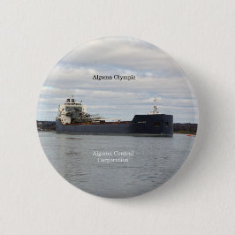 Algoma Olympische knoop Ronde Button 5,7 Cm