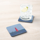 Algoma Pierhead Licht set van 6 plastic onderzette Bier Onderzetter (Rechterzijde)