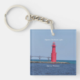 Algoma Pierhead Light acrylic key chain Sleutelhanger