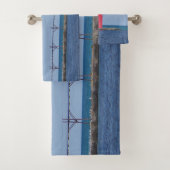 Algoma Pierhead Light-handdoekset Bad Handdoek (Insitu)