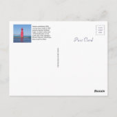 Algoma Pierhead Light-kaart Briefkaart (Achterkant)