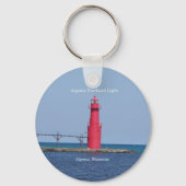 Algoma Pierhead Light-keten Sleutelhanger (Voorkant)