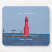 Algoma Pierhead Light mousepad Muismat (Voorkant)