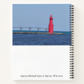 Algoma Pierhead Light notitieboek (Achterkant)