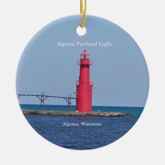 Algoma Pierhead Light ornament (Voorkant)