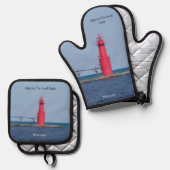 Algoma Pierhead Light Ovenwant & Pannenlap Set (Voorkant / Achterkant)