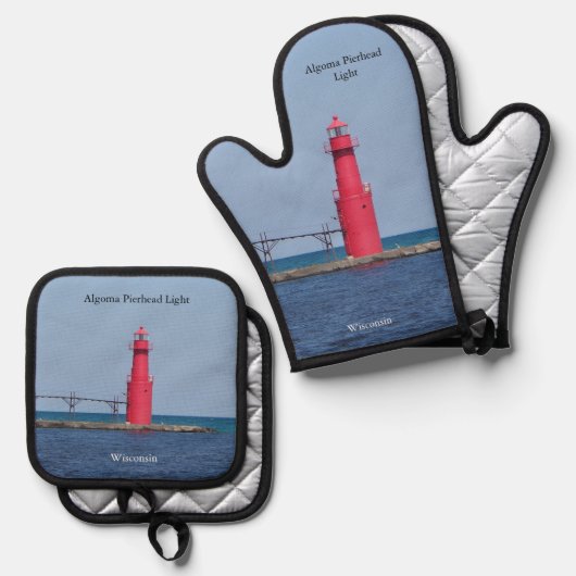 Algoma Pierhead Light Ovenwant & Pannenlap Set (Voorkant / Achterkant)