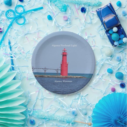 Algoma Pierhead Light paper bord (Feest)