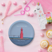 Algoma Pierhead Light paper bord (Feest)