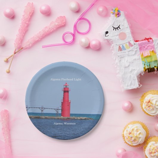 Algoma Pierhead Light paper bord (Feest)