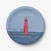 Algoma Pierhead Light paper bord (Voorkant)