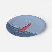 Algoma Pierhead Light paper bord (Gekanteld)