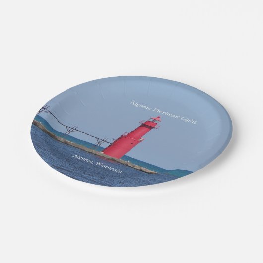 Algoma Pierhead Light paper bord (Gekanteld)