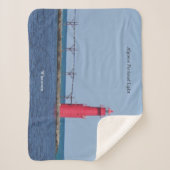Algoma Pierhead Light sherpa blanket Sherpa Deken (Voorkant)