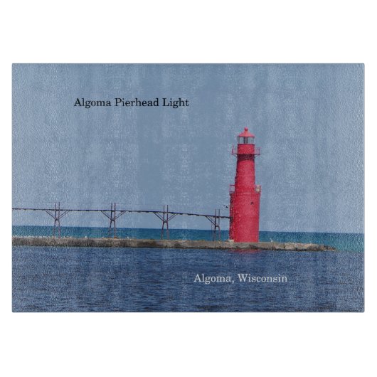 Algoma Pierhead Light-snijplaat Snijplank (Voorkant)