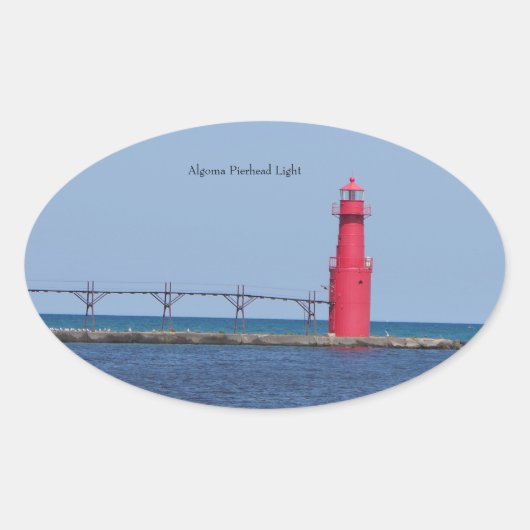 Algoma Pierhead Light sticker (Voorkant)