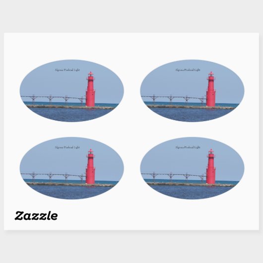 Algoma Pierhead Light sticker (Vel)