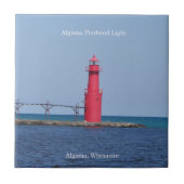 Algoma Pierhead Light tile Tegeltje (Voorkant)