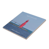 Algoma Pierhead Light tile Tegeltje (Zijkant)