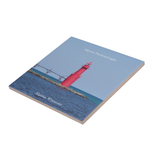 Algoma Pierhead Light tile Tegeltje (Zijkant)
