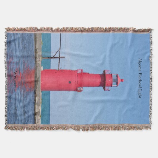 Algoma Pierhead Light woven deken (Voorkant)
