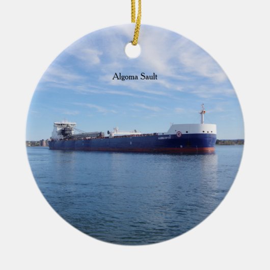 Algoma Sault-versiering Keramisch Ornament (Voorkant)