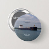 Algoma Spirit-toets Ronde Button 5,7 Cm (Voorkant /achterkant)