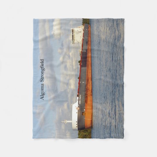 Algoma Strongfield blanket Fleece Deken (Voorkant)