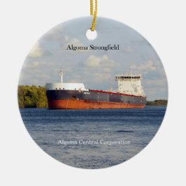 Algoma Strongfield-versiering Keramisch Ornament
