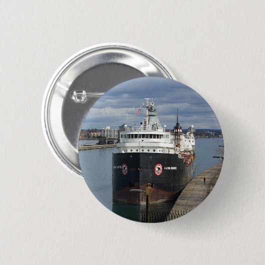 Algoma transferknop ronde button 5,7 cm (Voorkant /achterkant)