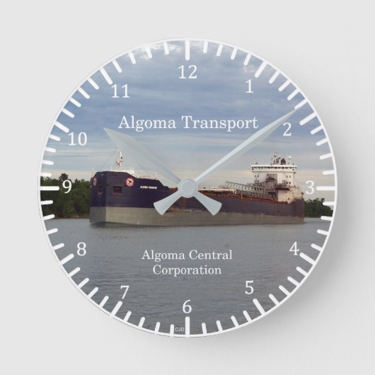 Algoma Transportklok Ronde Klok (Voorkant)
