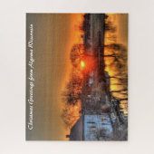 Algoma Wisconsin. kerstcadeautjes Legpuzzel (Verticaal)