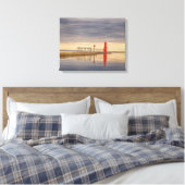 Algoma Wisconsin Lighthouse Canvas Afdruk (Insitu (Slaapkamer))
