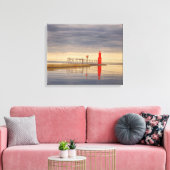 Algoma Wisconsin Lighthouse Canvas Afdruk (Insitu (Woonkamer))