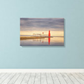 Algoma Wisconsin Lighthouse Canvas Afdruk (Insitu (Houten vloer))