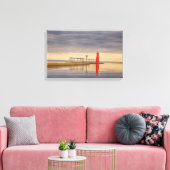 Algoma Wisconsin Lighthouse Canvas Afdruk (Insitu (Woonkamer))