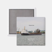 Algomarine magnet (Voorkant / Achterkant)