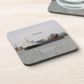 Algomarine set met 6 harde plastic onderzetters (Linkerzijde)