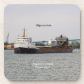 Algomarine set met 6 harde plastic onderzetters (Voorkant)