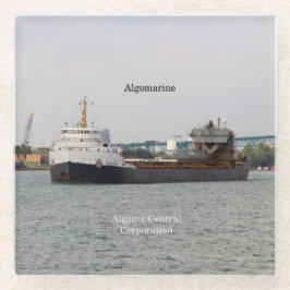 Algomarineglas onderzetter