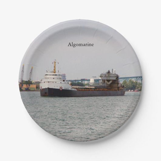 Algomarinepapier bord (Voorkant)