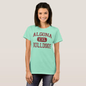 Algona - Bulldogs - High School - Algona Iowa T-shirt (Voorkant volledig)