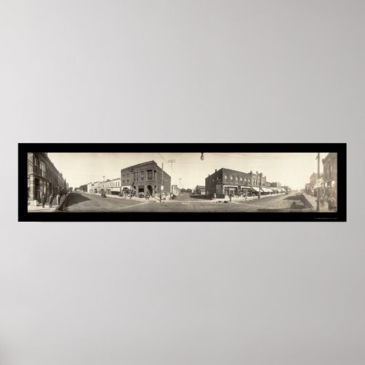 Algona, IA Foto 1907 Poster (Voorkant)