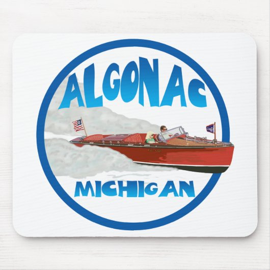 Algonac Michigan Muismat (Voorkant)