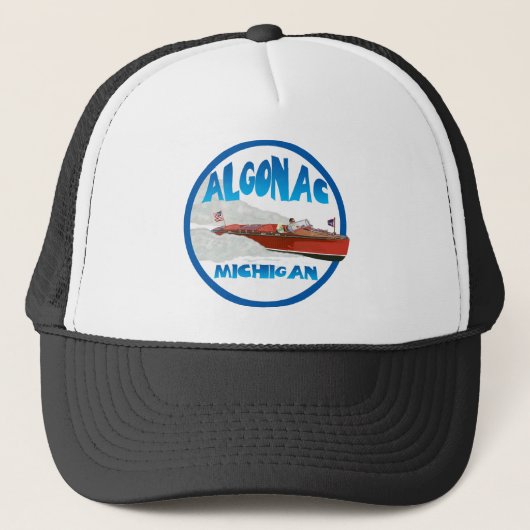 Algonac Michigan Trucker Pet (Voorkant)