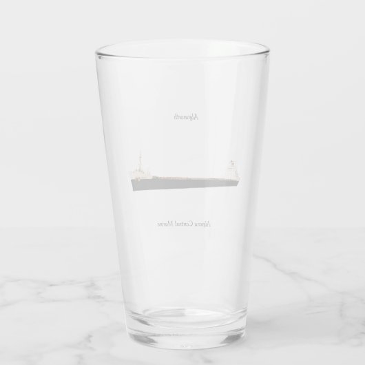 Algonorieglas Glas (Achterkant)