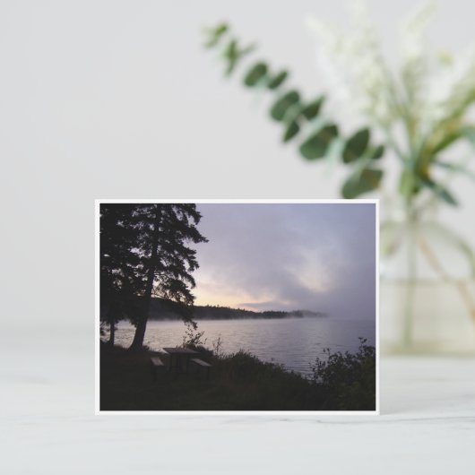 Algonquin Herfst Morning Briefkaart (Staand voorkant)