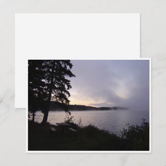 Algonquin Herfst Morning Briefkaart (Voorkant / Achterkant)